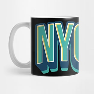 New York City Typography Mug